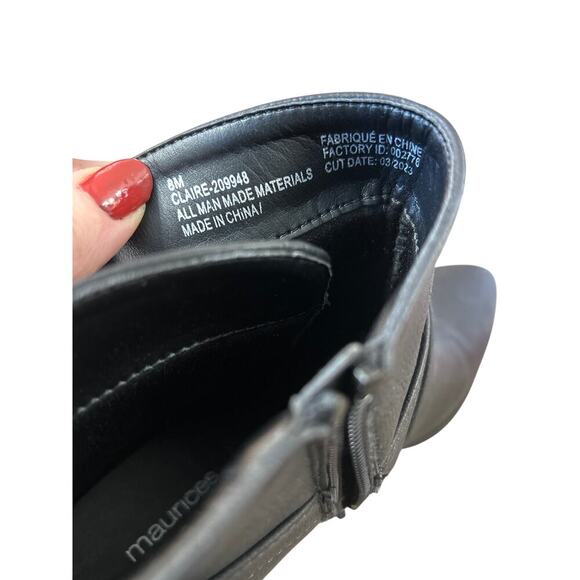 Maurices Claire Boots in Black Size 8 Zip up buckle boot - Picture 6 of 8